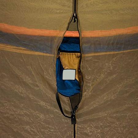 Mosquitera con logotipo personalizado, mosquitera para hamaca con sistema colgante que se mantiene fuera para acampar al aire libre
 