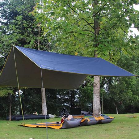 Lona para hamaca impermeable ultraligera para exteriores, lona para lluvia y moscas para acampar
 