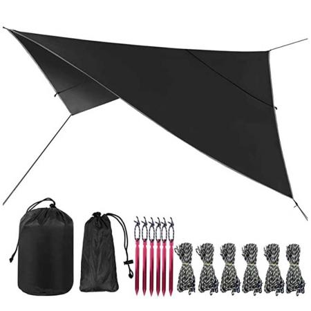 Parasol impermeable de alta calidad, tienda de campaña para lluvia, refugio, hamaca, lona para acampar
 