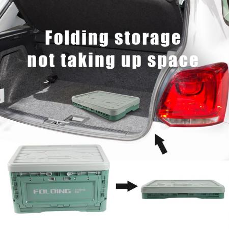 cubos de almacenamiento plegables cajas de almacenamiento de automóviles caja de almacenamiento de plástico para acampar al aire libre
 