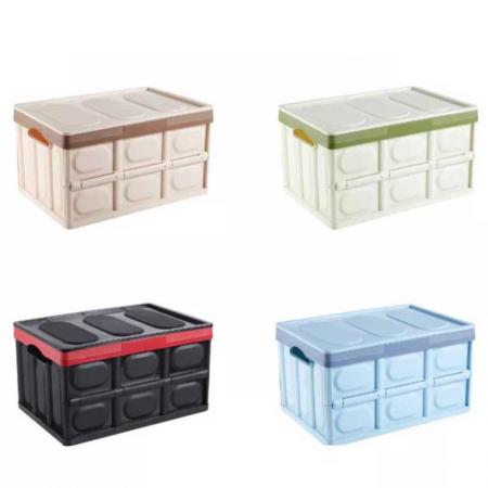 Contenedor de caja de almacenamiento, utilidad plegable para ropa, juguete y caja de almacenamiento de comestibles
 