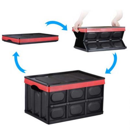 Caja de almacenamiento plegable plegable multifuncional para interiores y exteriores 