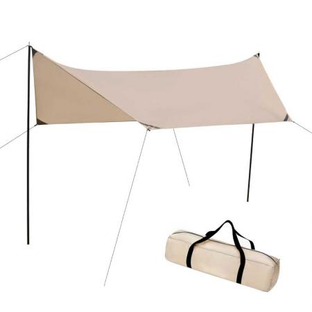 hamaca rainfly camping fácil de instalar incluye estacas con bolsa de transporte grande
 