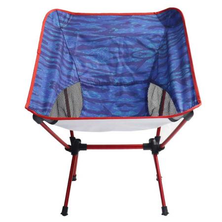 Silla plegable de suelo de aluminio ligero, silla de playa, silla de camping 