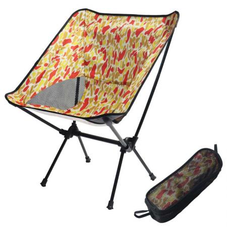Silla plegable para acampar al aire libre, ligera para pescar, silla de playa, plegable 