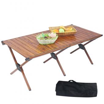 mesa de madera plegable
