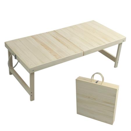 Mesa de picnic plegable de madera de nuevo diseño para campamento BBQ Picnic Party Beach
 