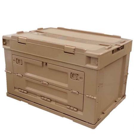 caja de almacenamiento plegable caja de 28 litros con tapa
 