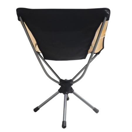 Silla giratoria de gran oferta, silla plegable para acampar, silla para acampar al aire libre con bolsa de transporte 