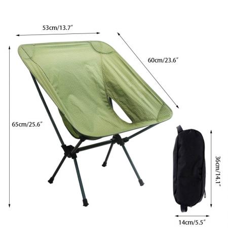 silla plegable de aluminio silla de camping portátil silla de playa plegable al aire libre ligera para pescar 