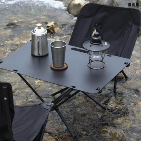 Mesa táctica para acampar al aire libre, mesas ultraligeras portátiles, muebles de mesa táctica de aluminio 