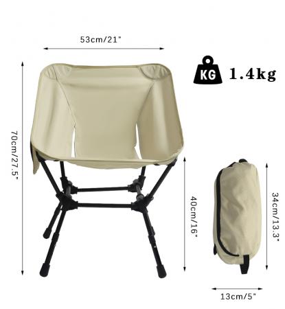 Silla de camping ligera, silla plegable de aluminio para exteriores, sillas duraderas compactas a granel a la venta 