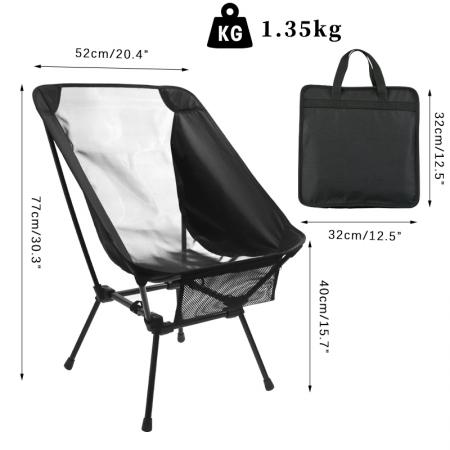 La mochila baja de la playa de la silla al aire libre plegable preside la silla al aire libre que acampa del jardín del metal 