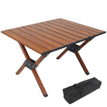 Mesa plegable ligera al aire libre para acampar para playa de picnic 