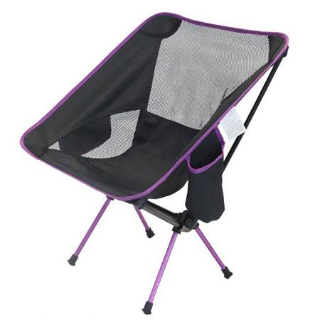 Precio barato Silla de playa plegable Silla de camping plegable al aire libre Silla portátil de metal de aluminio 