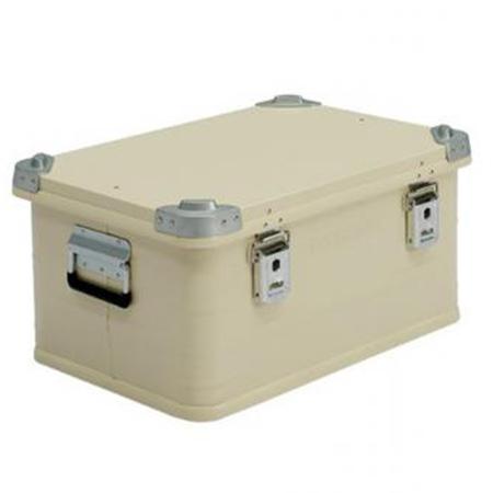 Caja de almacenamiento plegable, contenedor de caja de almacenamiento de aleación de aluminio para acampar 