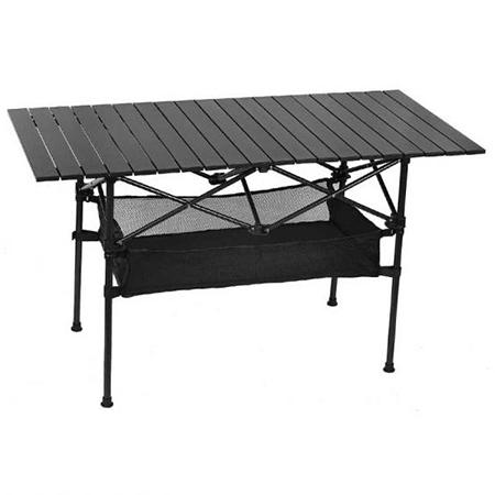 Mesa de camping portátil grande, estación de cocina de picnic plegable de aluminio, mesa enrollable para acampar, barbacoa, fiesta, picnic en el patio trasero 