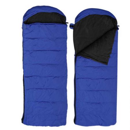 Nuevo Saco de dormir para acampar de algodón de sobre individual y doble para exteriores, superventas 