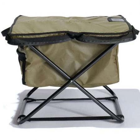 portable outdoor folding chair with storage bag leisure beach camping fishing maza stool 