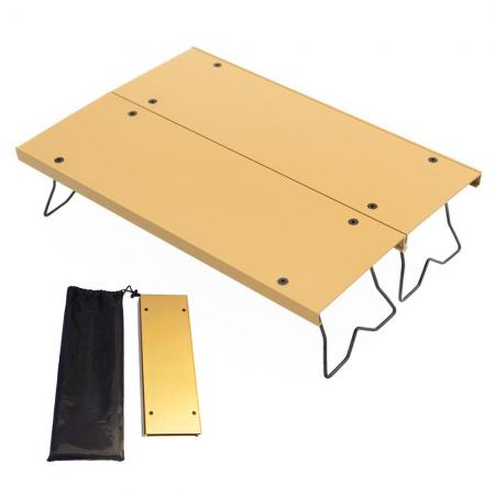 custom aluminum alloy outdoor folding table lightweight portable camping mini table 