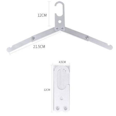 Perchas de viaje plegables de aleación de aluminio portátiles para acampar al aire libre 