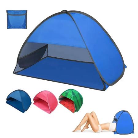 Tienda de campaña portátil para exteriores, impermeable, transpirable, para dormir, refugio para el sol en la playa, mini tienda de campaña 