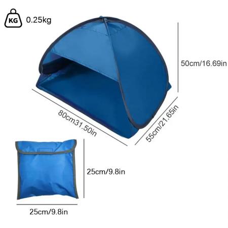 Tienda de campaña portátil para exteriores, impermeable, transpirable, para dormir, refugio para el sol en la playa, mini tienda de campaña 