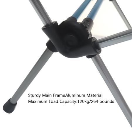 Sillas plegables ligeras de doble barra para senderismo, camping, pesca, picnic y viajes. 