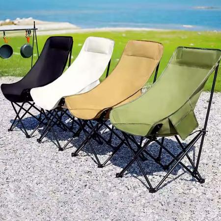 Silla plegable ultraligera de acero inoxidable para exteriores, ligera, para playa, parque y camping. 
