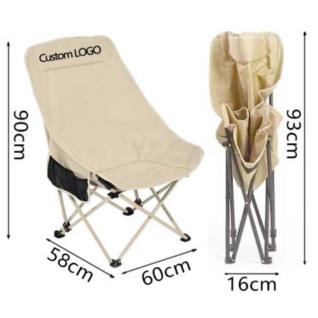 Silla plegable ultraligera de acero inoxidable para exteriores, ligera, para playa, parque y camping. 