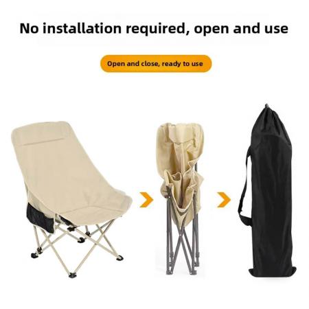 Silla plegable ultraligera de acero inoxidable para exteriores, ligera, para playa, parque y camping. 