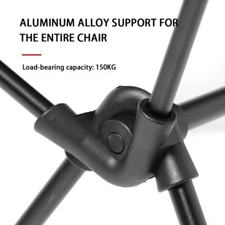 Silla de playa para acampar, portátil, plegable, con respaldo alto y ampliada, transpirable y para exteriores 