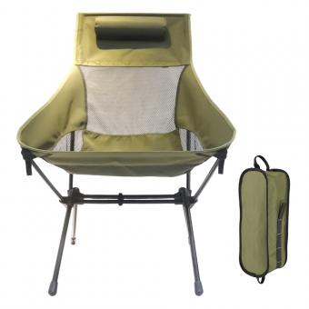 Silla de camping con barras paralelas ensanchadas para exterior