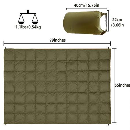 2022 nueva manta de camping al aire libre impermeable plegable personalizada manta de plumón de nailon portátil para acampar 