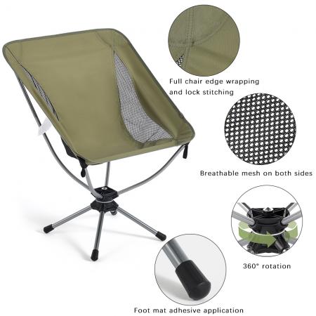 Silla de playa plegable de aluminio ultraligera para acampar al aire libre con diseño moderno y logotipo personalizado de alta calidad 