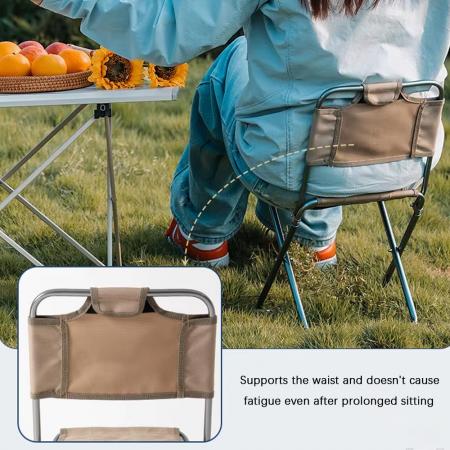 Silla plegable ultraligera de aleación de aluminio para acampar, portátil, de diseño moderno, para niños, para jardín Mazar, silla de exterior 