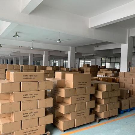 Bastón de senderismo retráctil antichoque a precio de fábrica OEM , bastones de senderismo de fibra de carbono , bastón de senderismo 