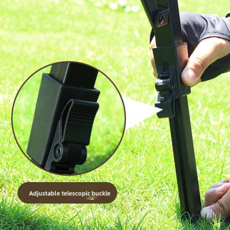 Mesa de camping IGT plegable en forma de X de aluminio ligero y ajustable para exteriores