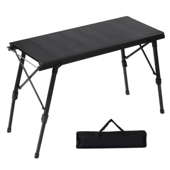 Mesa de camping plegable de aluminio en forma de X IGT