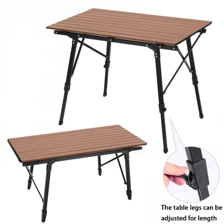 Mesa de playa plegable ultraligera con bolsa de transporte para exteriores, viajes, cocina, picnic y camping. 