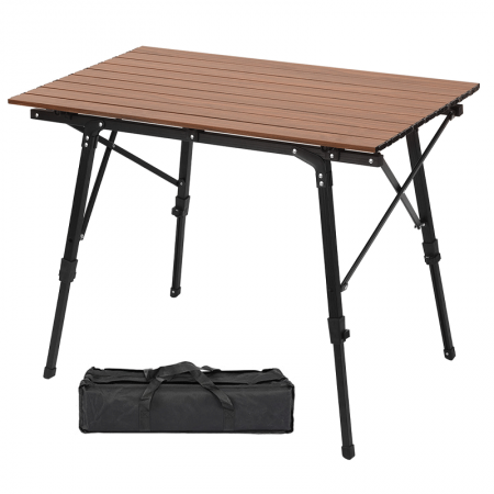 Mesa de playa plegable ultraligera con bolsa de transporte para exteriores, viajes, cocina, picnic y camping. 