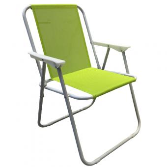 Silla de playa plegable de metal