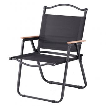 Silla plegable con estructura de madera estilo Kermit