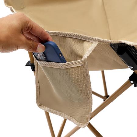 Silla plegable portátil para camping, pesca y playa con logotipo de color personalizado. 