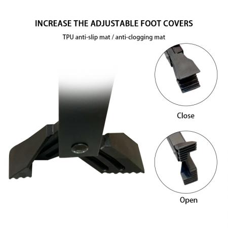 Cama plegable de camping personalizada, catres portátiles de aluminio para adultos con bolsillos laterales. 