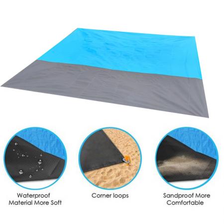 Esterilla de playa impermeable, esterilla portátil para picnic al aire libre, mantas para el suelo del camping 