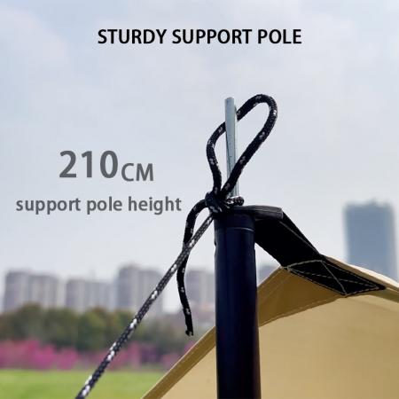Tienda de campaña portátil, resistente e impermeable para senderismo, pesca y viajes al aire libre. Fácil de montar. Toldo parasol y refugio.