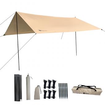 Lona de protección solar para acampar al aire libre