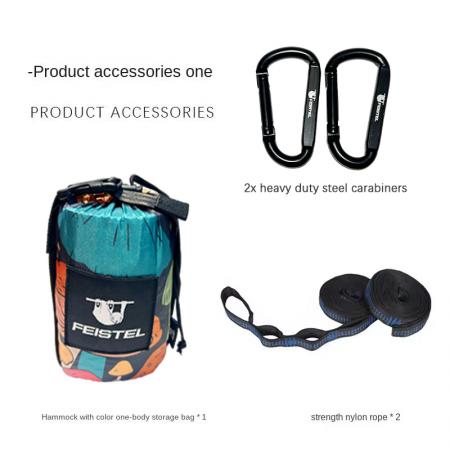 Hamaca doble portátil ultraligera y súper grande para relajarse, fabricada por un fabricante especializado. 