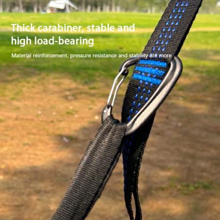 Hamaca ligera de nailon para 2 personas con mosquitera y estampado de camuflaje. Hamaca portátil para exteriores.